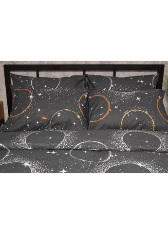 Комплект постільної білизни Бязь Gold Люкс «» Євро 200х220 наволочки 4х70х70 (MS-820006209) Moon&Star Cosmic Vibes (356114802)