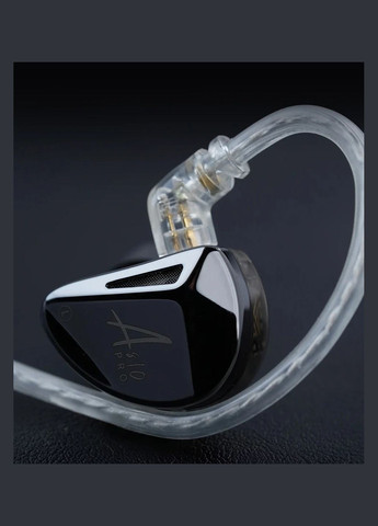 KZ AS10 PRO (with micro) — професійні арматурні навушники з 10 BA-драйверами Hi-Res IEM Knowledge Zenith (361269357)