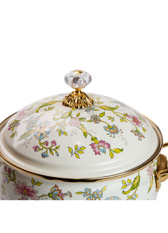 Кастрюля эмалированная 4 л в винтажном стиле Yiwu (328602842)