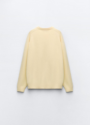 Світло-жовтий демісезонний светр Zara