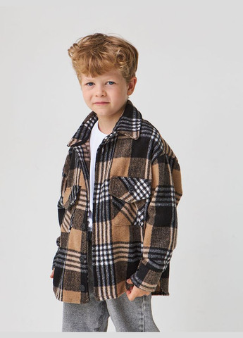 Утеплена сорочка дитяча Клітинка Tair Kids (300000344)