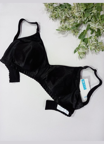 Чорний бюстгальтер чорний без кісток мінімайзер 5063 Naturana поліамід, еластан