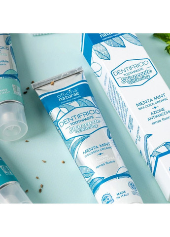 Органічна гелева зубна відбілююча паста, 75 мл Officina Naturae 8033148505153 (369527924)