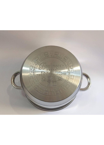 Набор кухонной посуды BM-1649 из нержавеющей стали 16 предметов Стальной Bachmayer (359401953)