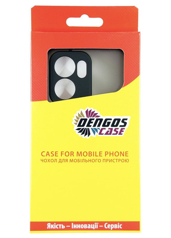 Чехол-накладка для Oppo Reno 13F Black Full Glue (DG-KM-149) + защитное стекло DENGOS (356728645)