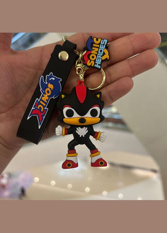 Соник брелок Шедоу Shadow Sonic на ключе, на сумку фигурка игрушка подвеска 6,5 см Shantou (317352480)