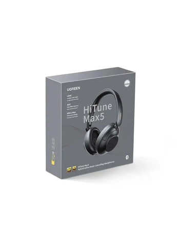 Беспроводные наушники HP202 HiTune Max5 Hybrid Active Noise-Cancelling Headphones Black(UGR-25255) Ugreen (371363695)