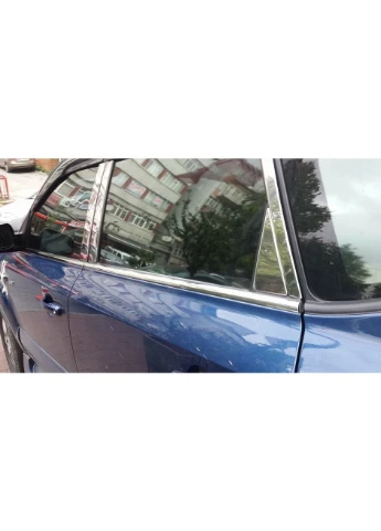 Окантовка стекла (4 шт, нерж) для Hyundai Tucson JM 2004-гг CARMOS (392190659)
