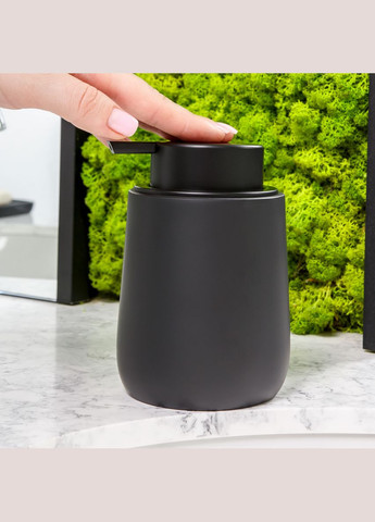 Дозатор для рідкого мила MBM MY HOME Richmond 340 мл Чорний (BA-09 BLACK) MVM (301002339)