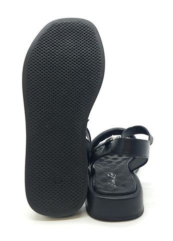 Черные босоножки женские черные кожаные al-10-5 25,5 см (р) Anna Lucci