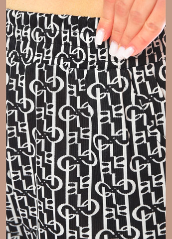 Штаны женские полубатальные черного цвета Let's Shop (328915984)