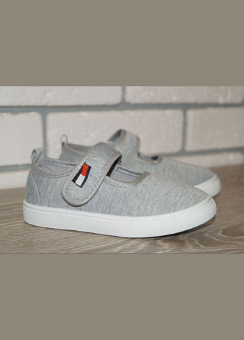 Тапочки текстильні для хлопчика на липучці сірі Blue Rama (297515126)