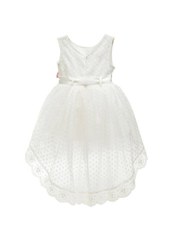 Комбинированное платье tivido праздничное с украшением (1865-92g-cream) Breeze (300624849)