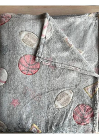 Плед-покривало з мікрофібри День-Ніч зі світлонакопичувачем "Серця на рожевому" Malloory Home (372713019)