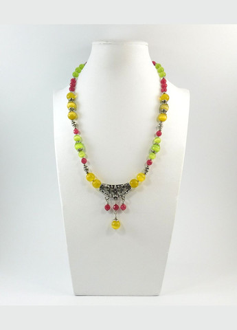 Ожерелье "Барвинок" Кошачий глаз, Кварц Fursa fashion (322415024)