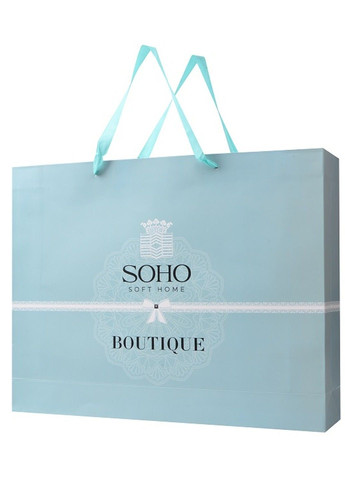 Комплект Комплект пост.белья Евро Boutique 200*230 Wave Сappuccino Soho (365277026)