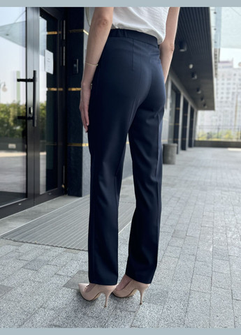 Темно-синие классические брюки с карманами 7186 Cat Orange (302653354)