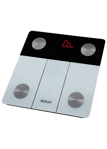 Ваги для підлоги SS-2900 180 кг білі Sogo (364102688)