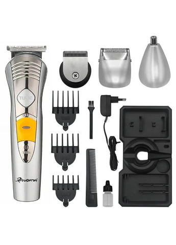 Машинка тример для стриження волосся 7в1 GM-580 Pro + Гребінець ProGemei (313110085)