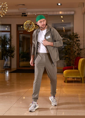 Мужской спортивный костюм цвет черный New Trend (304649669)