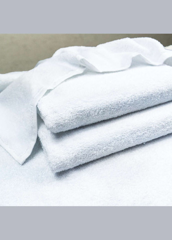 GM Textile банний махровий рушник для тіла 70х140см 400г/м2 (білий) комбінований виробництво -