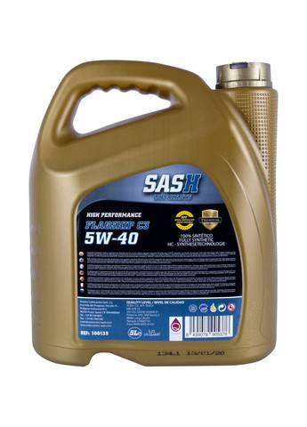 Автомобильное моторное масло FLAGSHIP C3 5W-40 5л 100135 SASH (352767020)