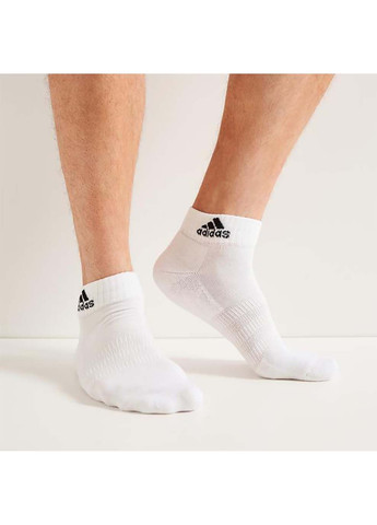 Белые носки c spw ank 3p белый adidas однотонные (367594279)