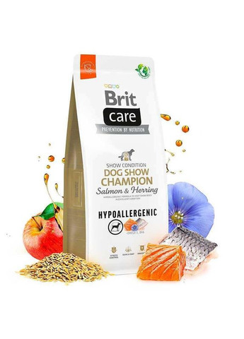 Сухий корм Hypoallergenic Dog Show Champion 12 кг (172228) Brit Care (338255939)