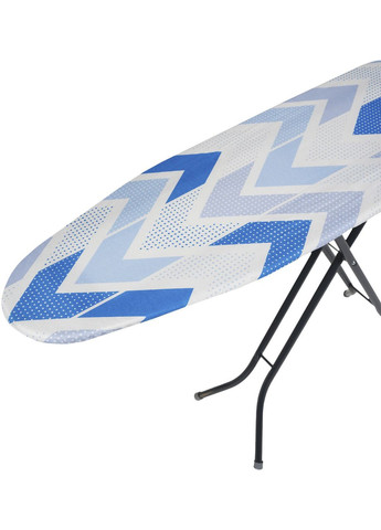 Гладильная доска NAVY 90 х 30 см металлизированная сетка Зигзаг голубой (EH9030S-3) EUROHOME (322127320)