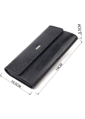 Фактурный вместительный женский кошелек из натуральной кожи 21664 Canpellini (329147939)