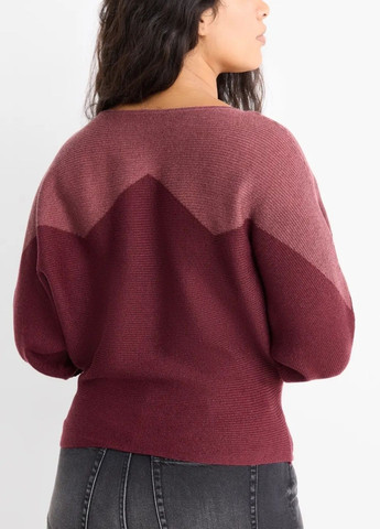 Бордовий демісезонний светр C&A