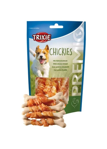 Ласощі Chickies with Chicken Breast для собак збагачені кальцієм з куркою 100 г Trixie (381178154)