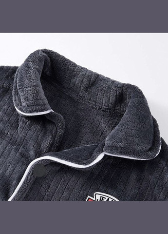 Мужская пижама CK-206 Dark Gray рубашка с длинным рукавом и штанами теплая 7шт Lesko (360505153)