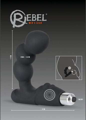 Масажер простати Prostate Stimulator CherryLove Rebel (282962910)