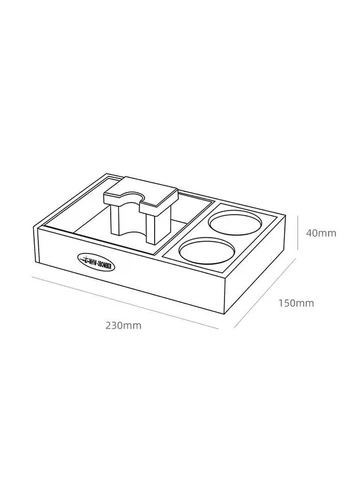 Станція для темперівки + Нок бокс MHW-3Bomber Tamping Station Wood (R-CH5434-VS) No Brand (303975199)