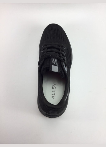 Черные летние женские кроссовки ALLSY