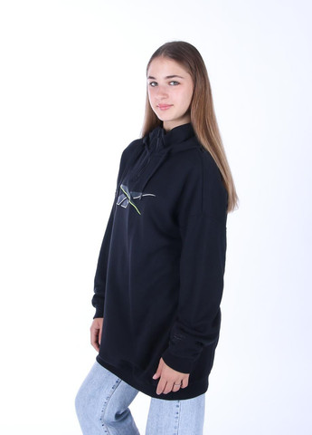 Черное одежда женская платье 011124 ов черная gp6976 сша l(р) Reebok