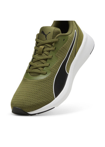 Зелені всесезонні кросівки flyer lite running shoes Puma