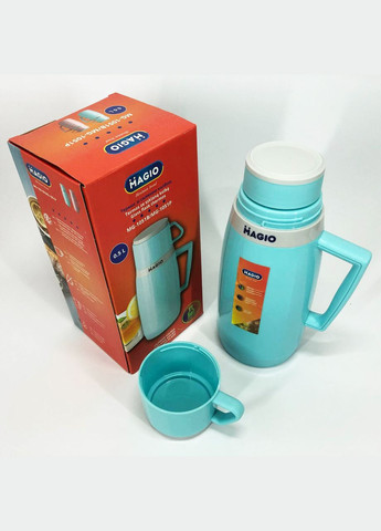 Термос MG-1051B зі скляною колбою, Хороший термос, Термос для води. Колір: блакитний Magio (364663690)