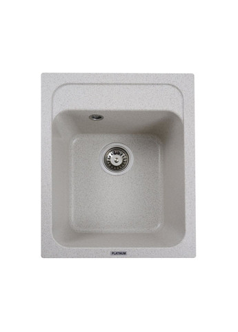 Гранітна мийка для кухні 4050 KORRADO матова Топаз Platinum (269793055)