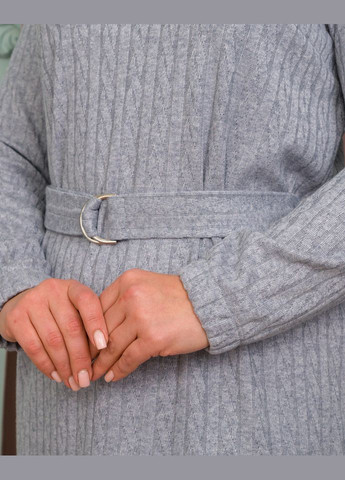 Серое платье 14459-3 Alenka Plus