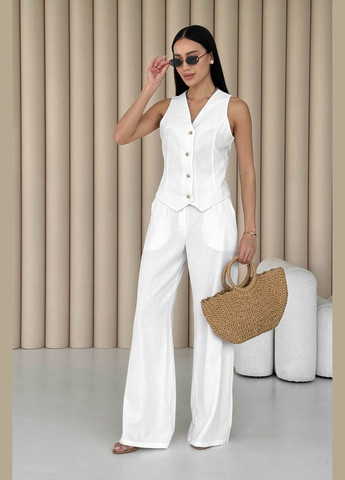 Класичні брюки-палаццо бежевий кольору Jadone Fashion (292653101)