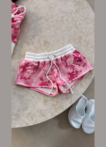 Спортивний костюм з вкороченого худі на змійці та шортів Adelante (335379326)