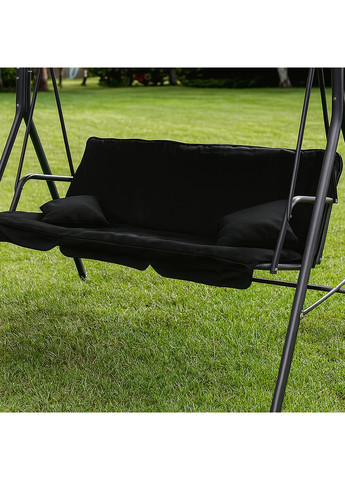 Гойдалка з подушками на 3 особи Black LEOBRO (361852241)