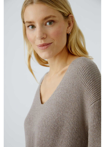 Коричневый демисезонный женский джемпер коричневый джемпер Oui