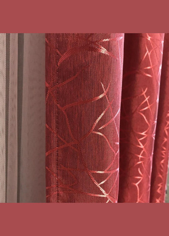 Набор шторы для спальни жаккард 300x270 см (Е1011012B-22) No Brand (306633229)