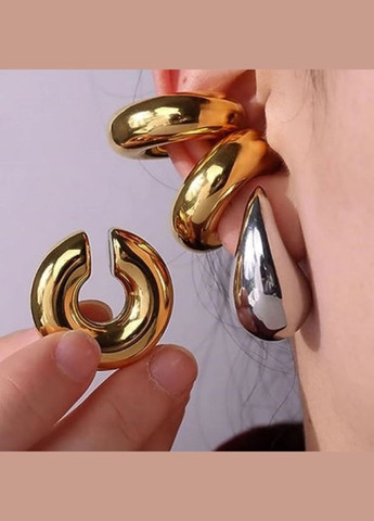 Кафа моно сережка широка No Brand (327274093)