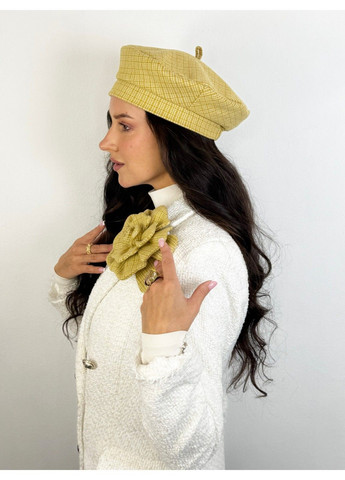 Класичний берет принт клітинка BANDANA QUEEN (364550805)