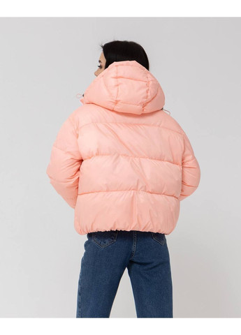 Персиковая демисезонная женская демисезонная куртка Україна