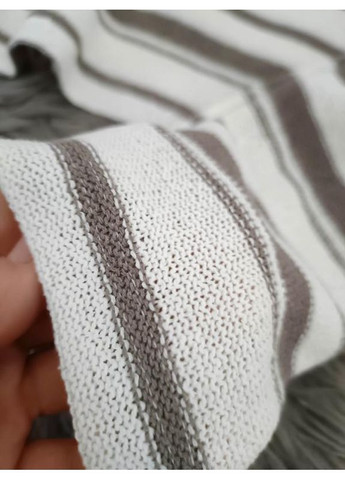 Білий демісезонний смугастий светр Zara